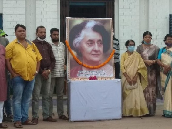 Ex-PM Indira Gandhi's birth anniversary observed in Tripura Ex-PM Indira Gandhi's birth anniversary observed in Tripura